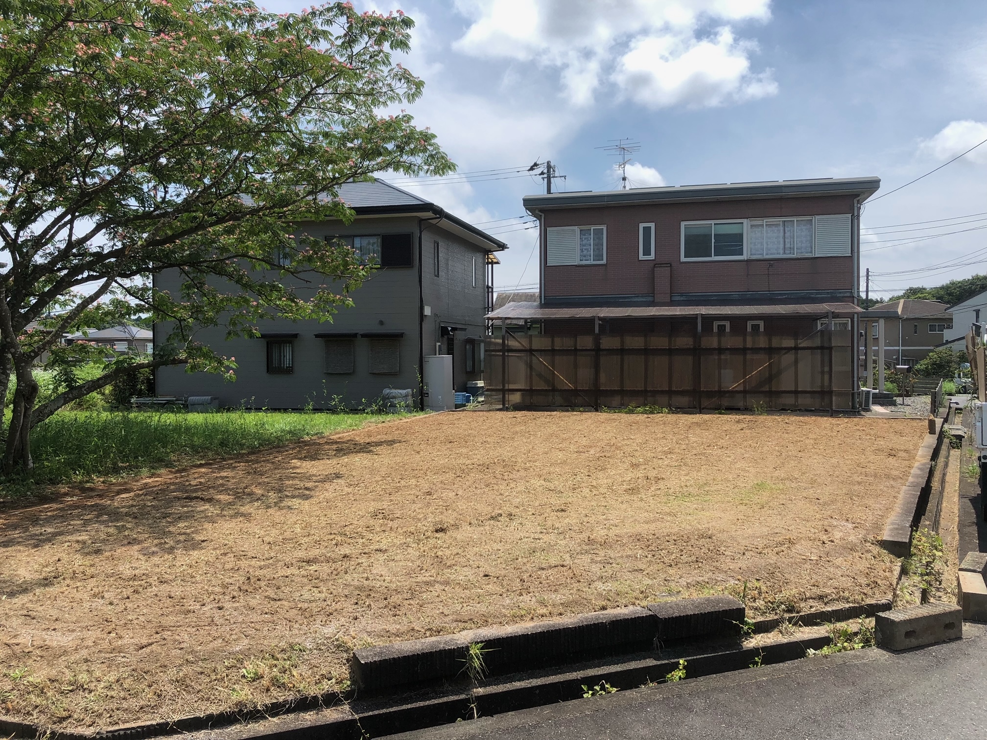 除草作業後