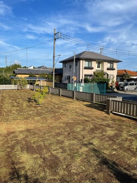 施工完了（芝張り）